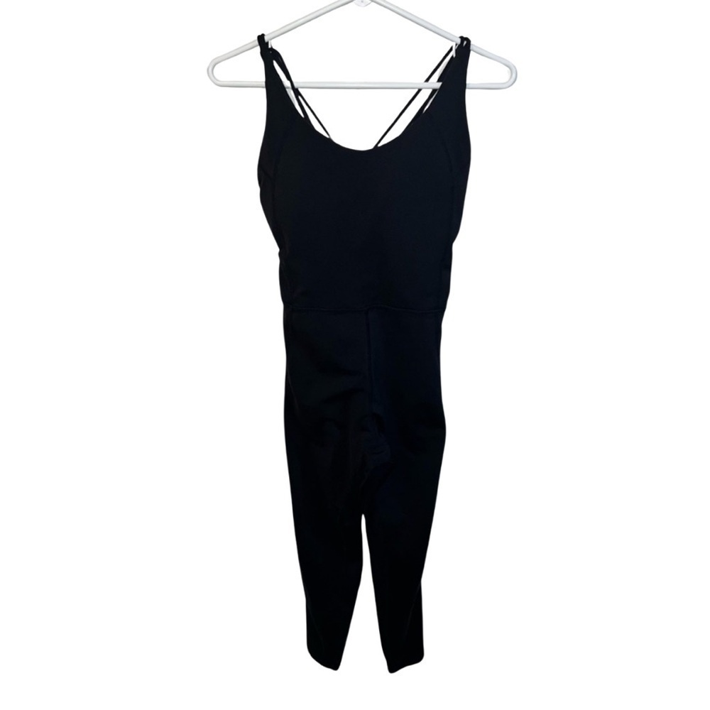 LOVESOFT Women’s Strappy Backless Seamless Leotard Yoga Jumpsuit - Size Medium